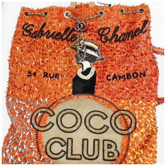 NWT Chanel Coco‎ Club Backpack Tweed - Picture 12 of 15